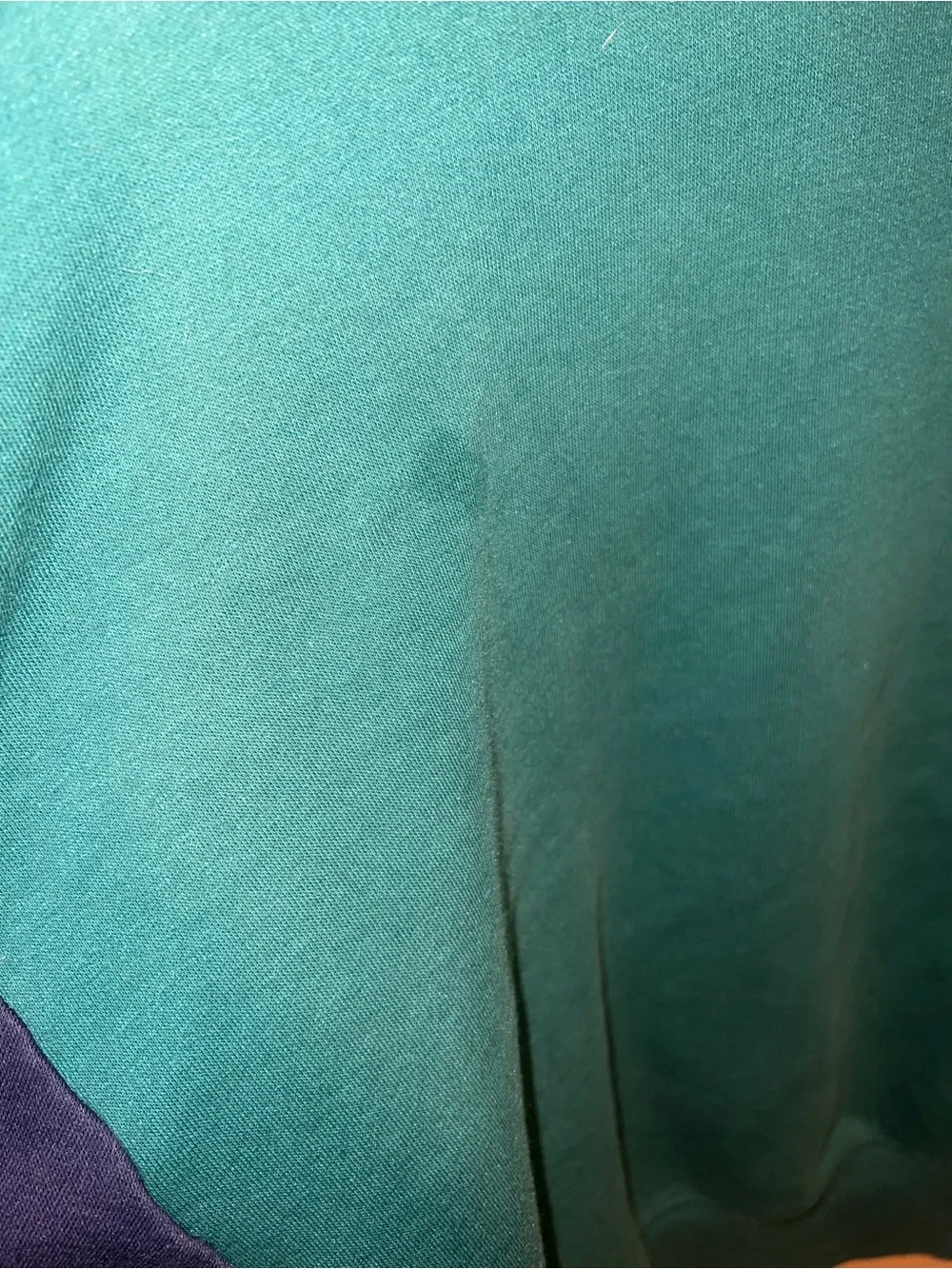 Limited Too Teal, Navy & White Zip-Up Sweater youth